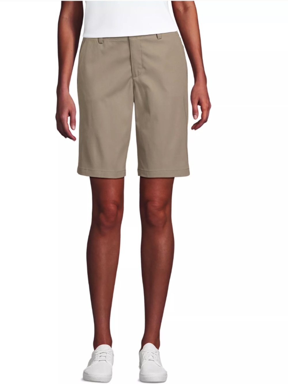 Lands' End Women's Active Performance 9" Chino Shorts